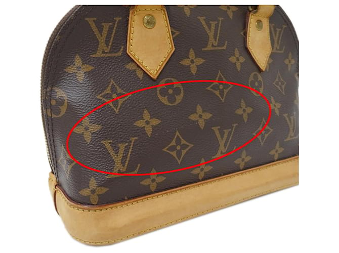 Borsa Alma BB Monogramma Louis Vuitton Marrone - vista 10