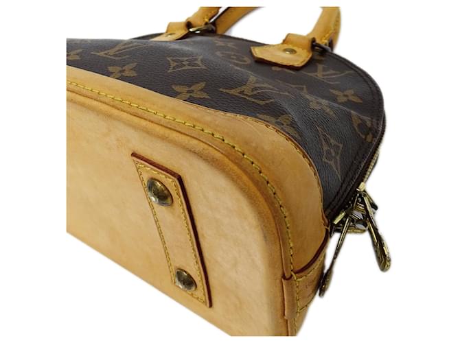 Borsa Alma BB Monogramma Louis Vuitton Marrone - vista 11