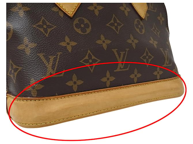 Borsa Alma BB Monogramma Louis Vuitton Marrone - vista 12