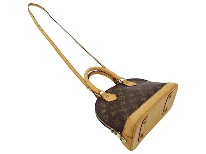 Borsa Alma BB Monogramma Louis Vuitton Marrone - vista 4