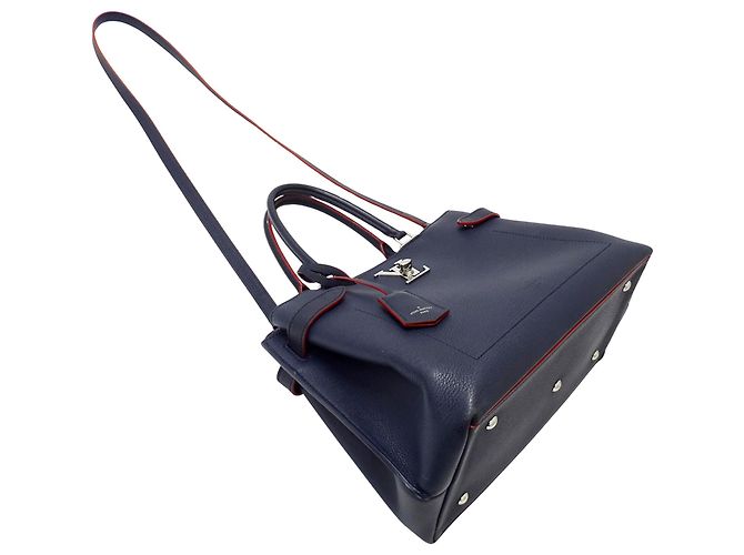 Sac à main Louis Vuitton pour femme en Marine Rouge Bleu Marine - vue 4