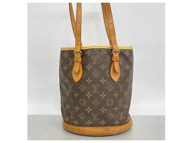 Borsa Tote Bucket PM Monogram Louis Vuitton Marrone - vista 11
