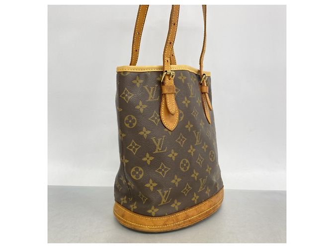 Borsa Tote Bucket PM Monogram Louis Vuitton Marrone - vista 2