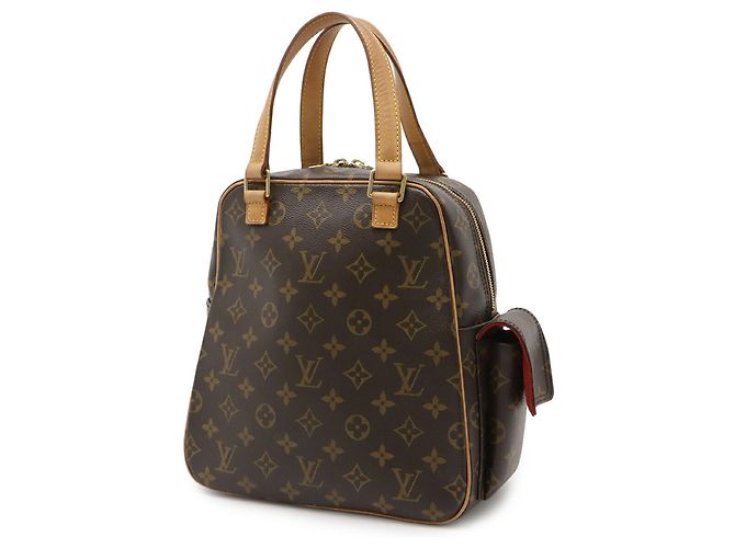 Borsa Louis Vuitton Monogram Excentrie Cité Marrone - vista 3