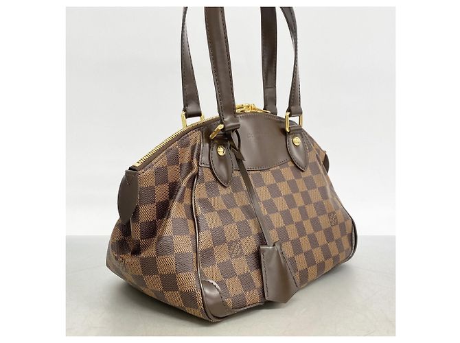 Borsa Louis Vuitton Damier Verona PM N41117 Ebano Damier ebene - vista 2