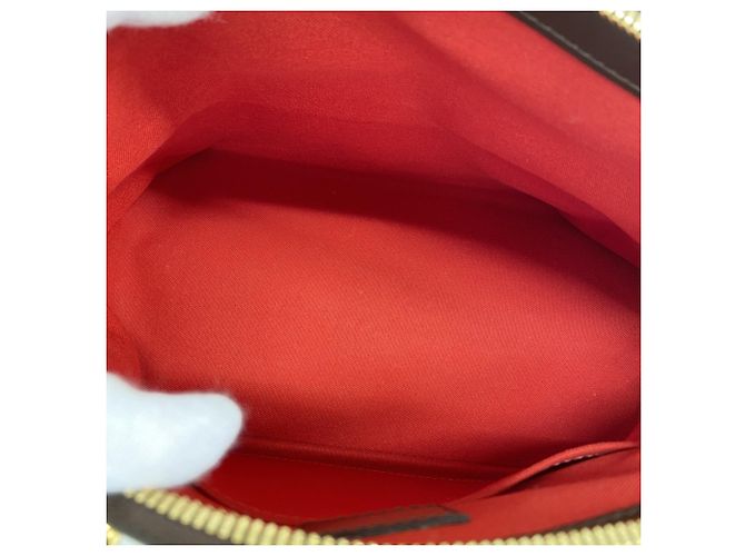Borsa Louis Vuitton Damier Verona PM N41117 Ebano Damier ebene - vista 4