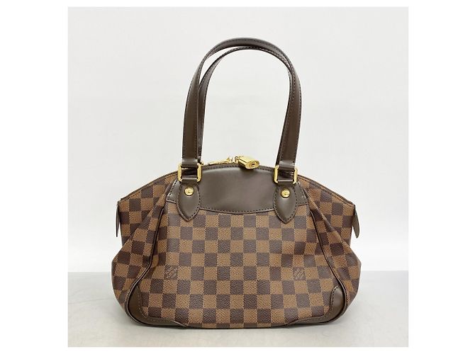 Borsa Louis Vuitton Damier Verona PM N41117 Ebano Damier ebene - vista 8