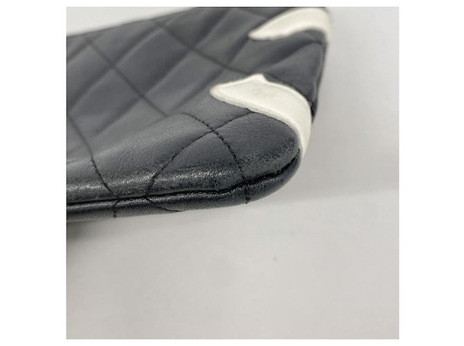 Chanel Cambon Lammleder Tasche Schwarz - Ansicht 10