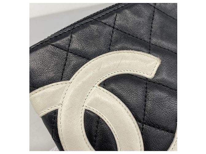 Chanel Cambon Lammleder Tasche Schwarz - Ansicht 7