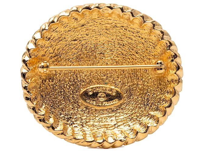 Spilla Equestre Placcata Oro Chanel D'oro - vista 2