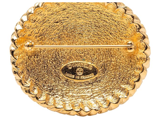 Spilla Equestre Placcata Oro Chanel D'oro - vista 3