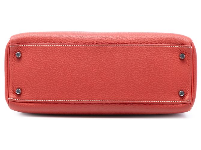 Hermès Arancione Clemence Kelly II Retourne 32 Rosso - vista 3