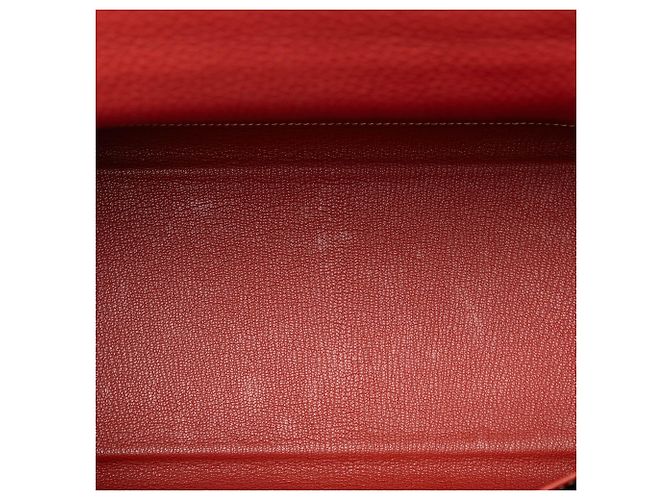 Hermès Arancione Clemence Kelly II Retourne 32 Rosso - vista 4