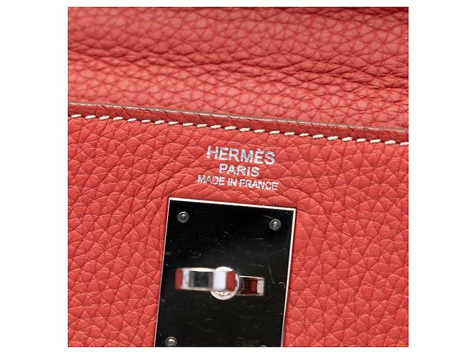 Hermès Arancione Clemence Kelly II Retourne 32 Rosso - vista 5