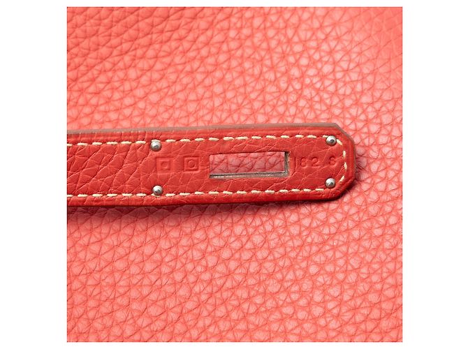 Hermès Arancione Clemence Kelly II Retourne 32 Rosso - vista 6