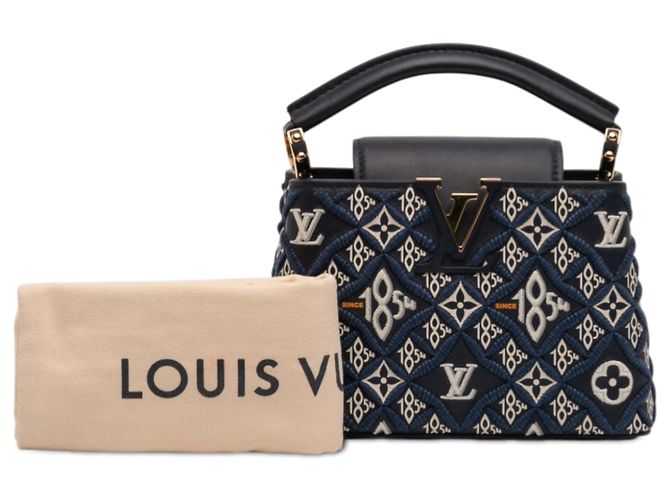 Louis Vuitton Blu Monogramma Dal 1854 Capucines BB Blu navy - vista 11
