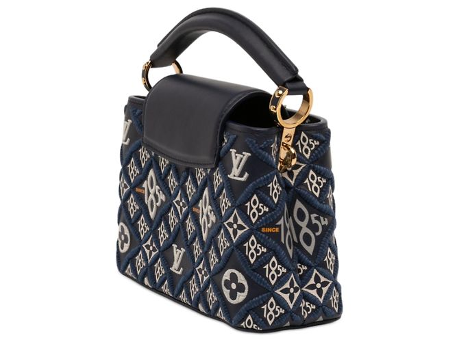 Louis Vuitton Blu Monogramma Dal 1854 Capucines BB Blu navy - vista 2