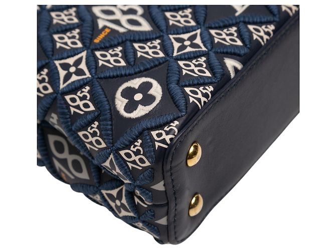 Louis Vuitton Blu Monogramma Dal 1854 Capucines BB Blu navy - vista 7
