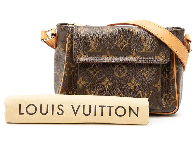 Louis Vuitton Borsa Viva Cite PM Monogramma Marrone - vista 8