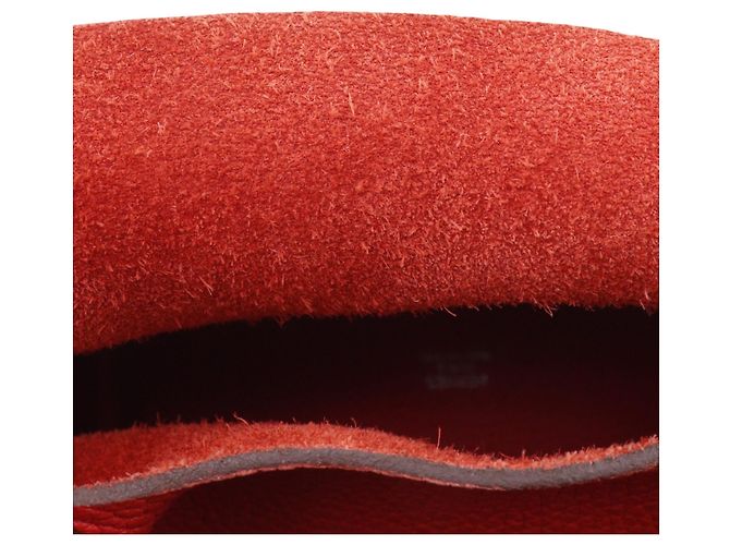 Hermès Picotin Lock 18 in Pelle Clemence Rossa Rosso - vista 6