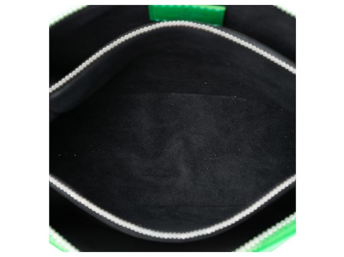 Coussin PM in agnello trapuntato verde con monogramma in rilievo Louis Vuitton - vista 4