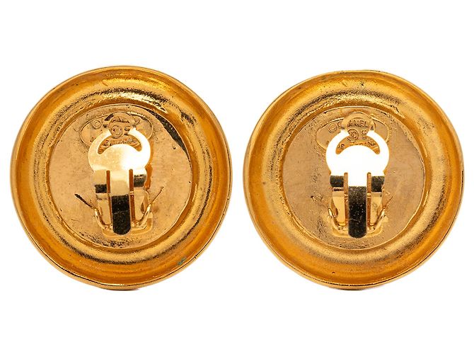 Orecchini a clip in perla finta placcati oro Chanel 31 Rue Cambon D'oro - vista 2