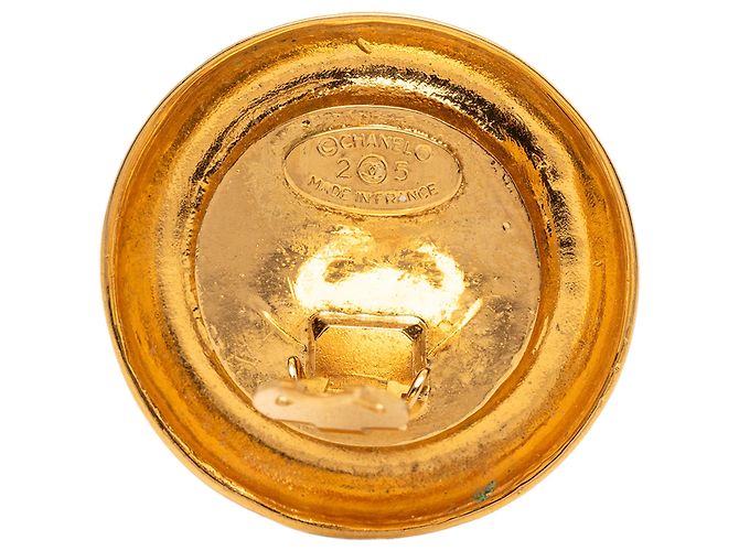 Orecchini a clip in perla finta placcati oro Chanel 31 Rue Cambon D'oro - vista 3