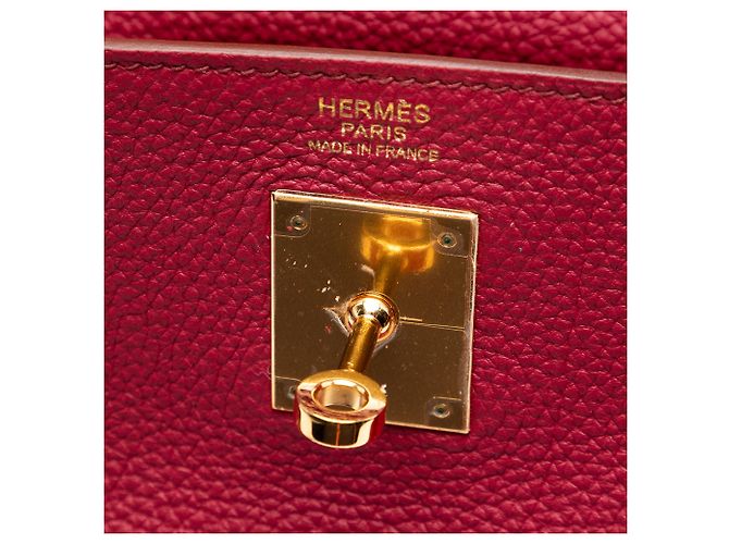 Hermès Rojo Togo Kelly II Retourne 32 Roja - vista 5