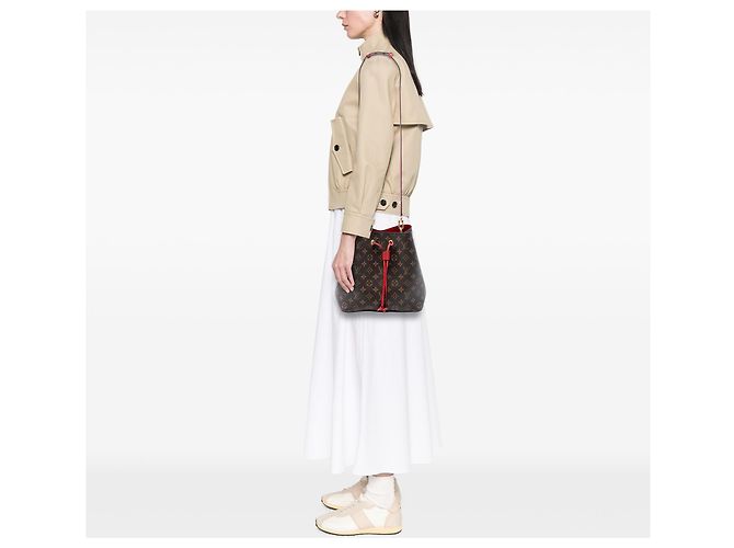 Néonoé Louis Vuitton Borsa Neonoe MM Monogramma Marrone - vista 7