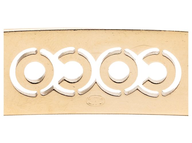 Cinturón de doble cadena Coco de strass chapado en oro de Chanel - vista 5