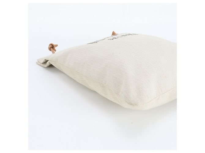 Borsa a Spalla in Pelle e Tela Aline GM di Hermès Beige - vista 6