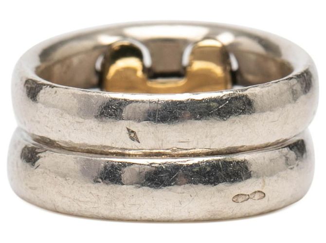 Ring Anello Storia Hermès in Argento e Oro Giallo - vista 3