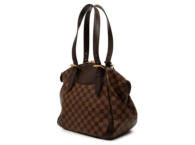 Louis Vuitton Damier Verona MM Handtasche Braun - Ansicht 2