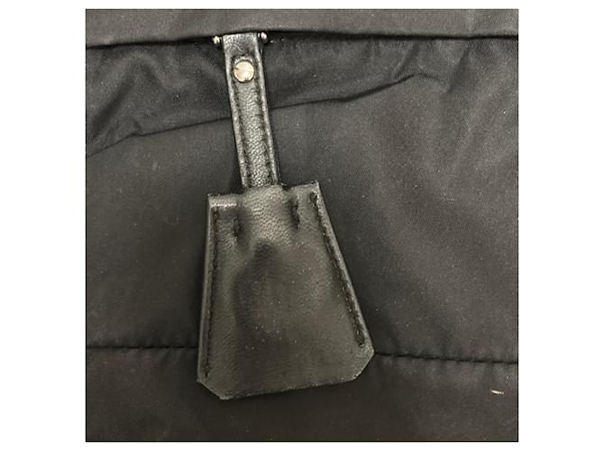 Bolso de hombro con logo triangular Prada Negro - vista 14