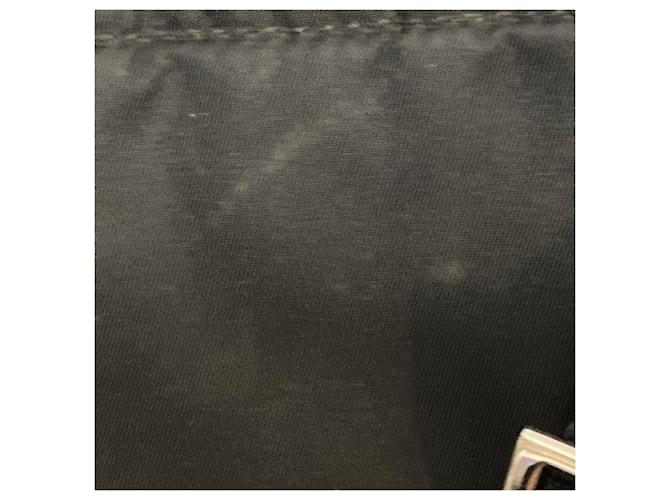 Bolso de hombro con logo triangular Prada Negro - vista 19