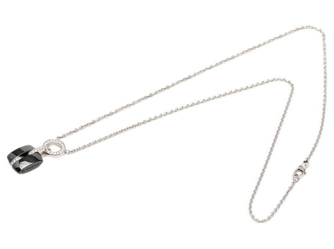 Collar Péndulo Ultra Chanel Negro Plata - vista 3