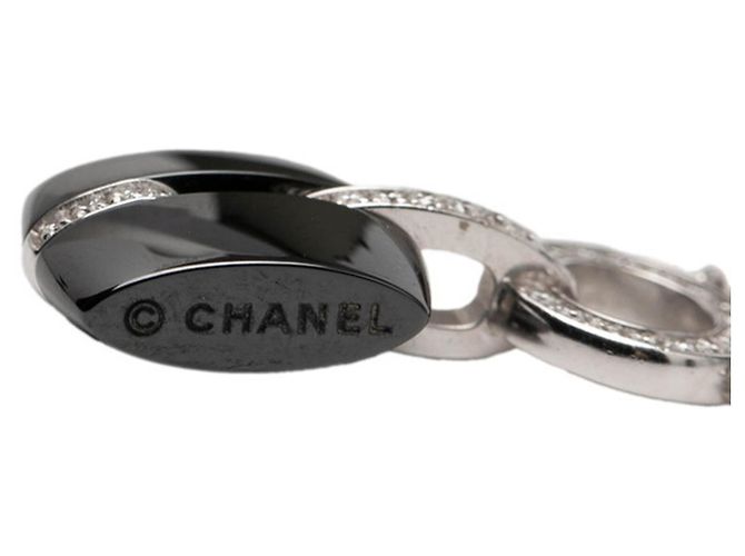 Collar Péndulo Ultra Chanel Negro Plata - vista 5