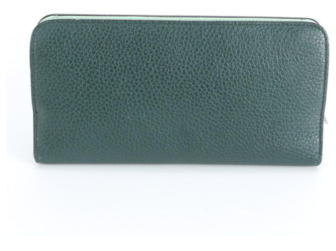 Cartera larga de cuero con logo B de Bally - vista 2