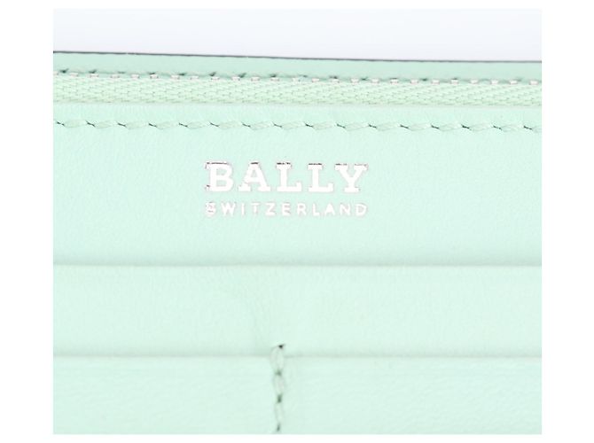 Cartera larga de cuero con logo B de Bally - vista 6