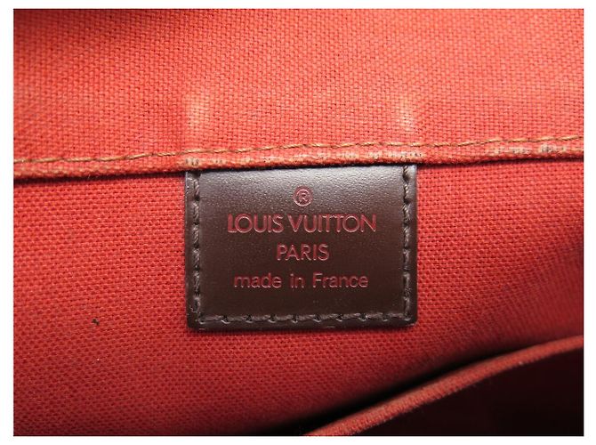BORSA LOUIS VUITTON ABBESSES M45257 IN CANVAS DAMIER EBENE Marrone - vista 11