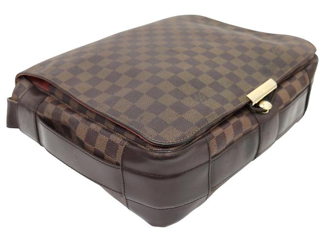BORSA LOUIS VUITTON ABBESSES M45257 IN CANVAS DAMIER EBENE Marrone - vista 3