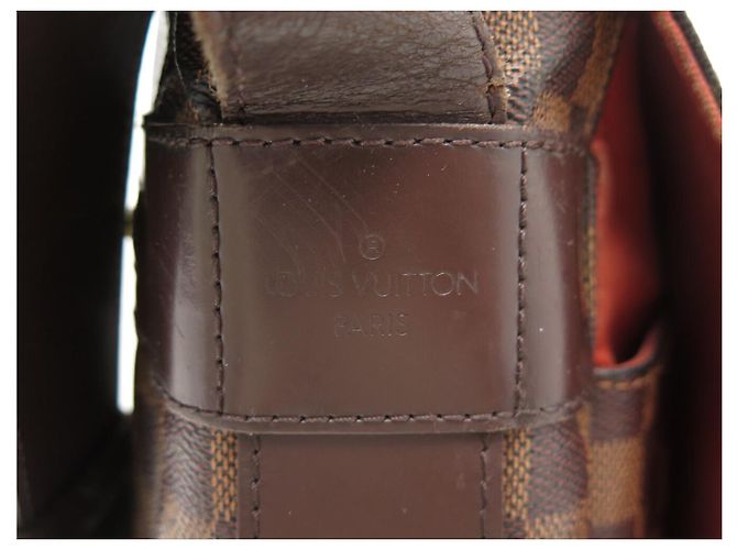 BORSA LOUIS VUITTON ABBESSES M45257 IN CANVAS DAMIER EBENE Marrone - vista 8