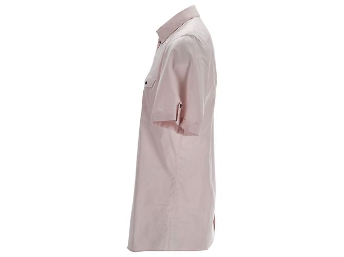 Camicia con bottoni Dolce & Gabbana in cotone rosa - vista 2
