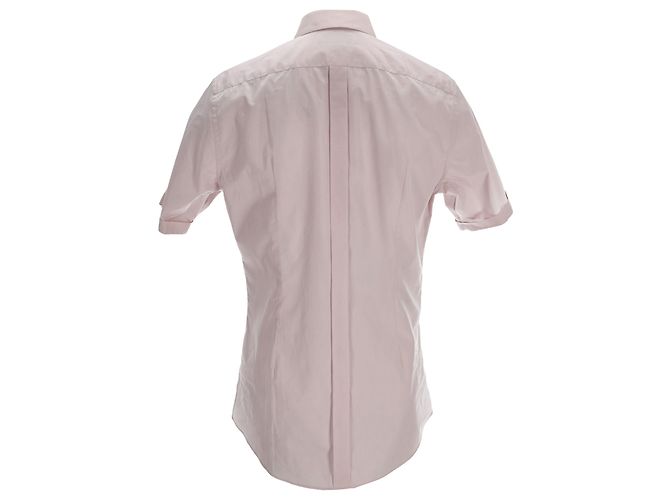 Camicia con bottoni Dolce & Gabbana in cotone rosa - vista 3