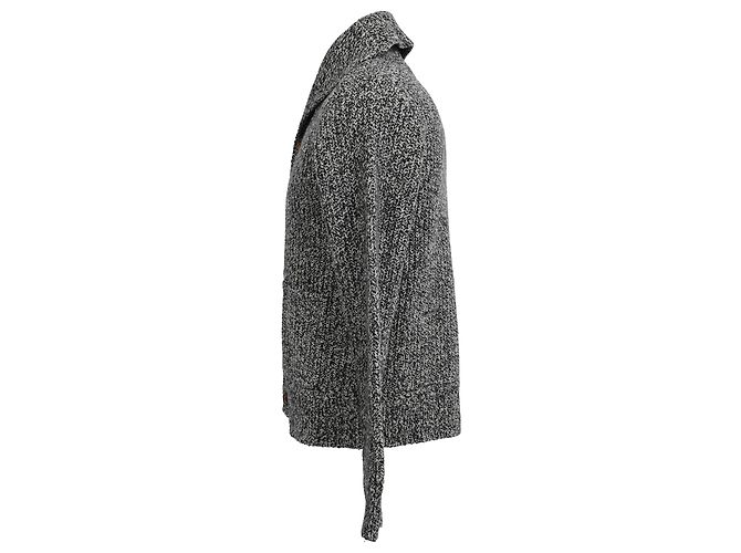 Grau Wollstrickjacke mit Schalkragen RRL von Ralph Lauren - Ansicht 2