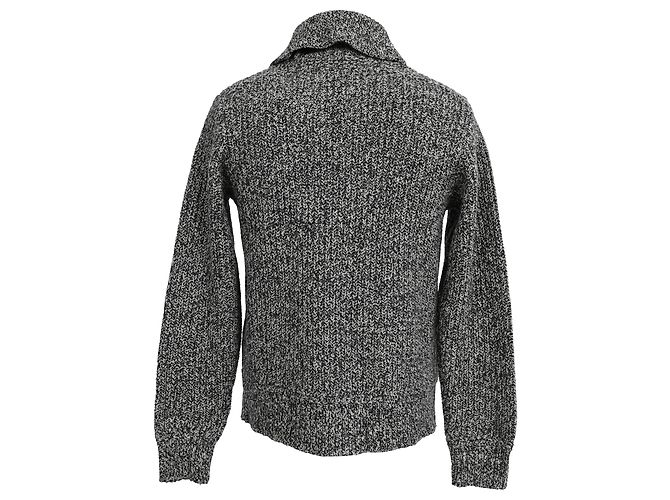 Grau Wollstrickjacke mit Schalkragen RRL von Ralph Lauren - Ansicht 3