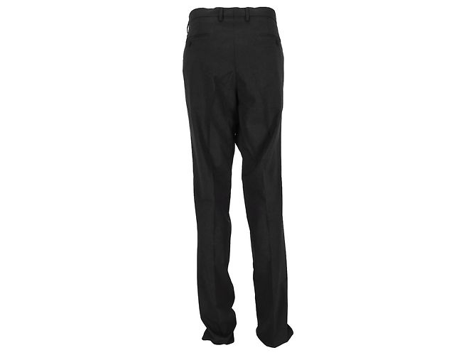 Pantaloni dritti in lana nera Dolce & Gabbana Nero - vista 3
