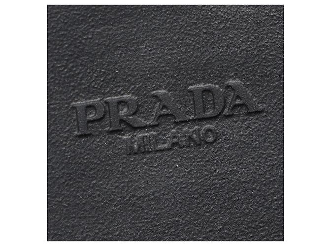 Mocassini Prada Diapason in pelle nera spazzolata Nero - vista 9