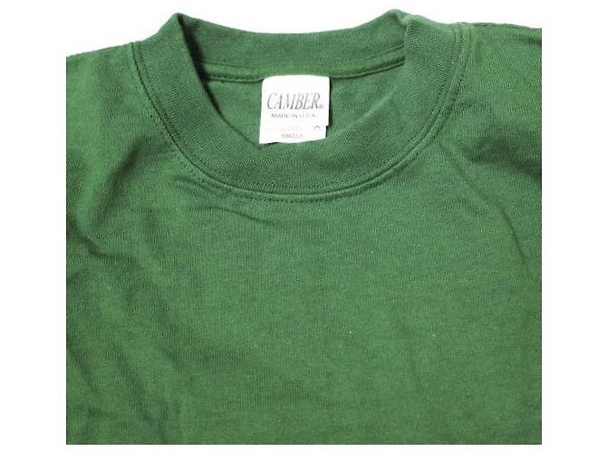 Autre Marque CAMBER 302 CAMISETA DE BOLSILLO MAX PESO 8oz de algodón Verde - vista 3