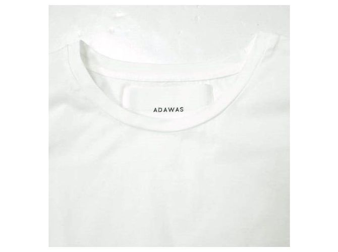 Autre Marque Top de jersey ADAWAS Round Hem T S S Cotton Blanco - vista 5